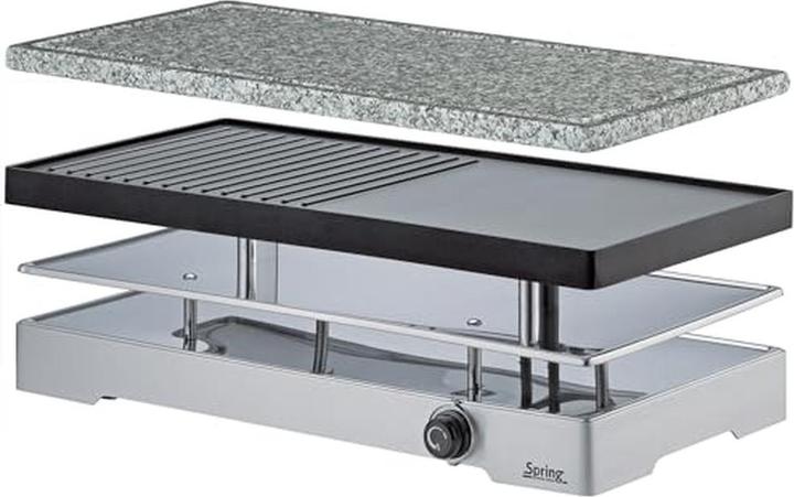 Küchenprofi Raclette mit Alugrillplatte +