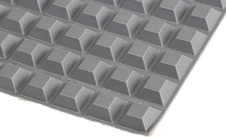 Produktbild RS PRO Grey stick on Sq, 7.6mm H x 20.6mm Dia