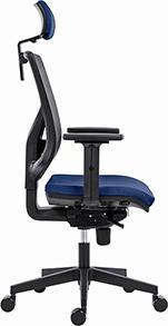 Productafbeelding Powerton ERGO TINA Ergonomische bureaustoel, donkerblauw (44 - 53.50 cm)