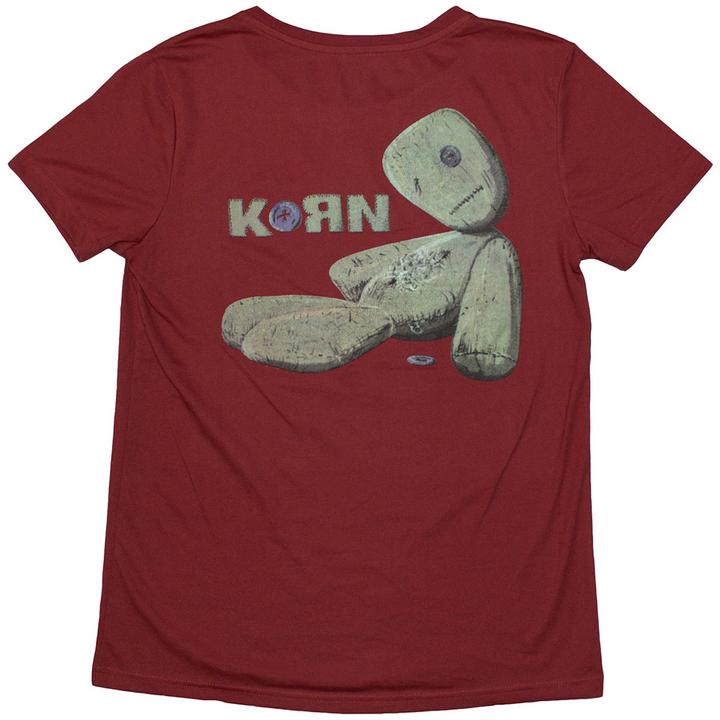 Actual product image Korn Womens/Ladies Doll Issues Back Print T-Shirt (L)