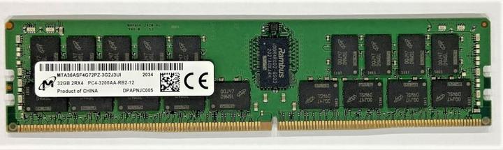 Actual product image Dell Server Memory Module||DDR4|32GB|RDIMM/ECC|3200 MHz|1.2 V|AB614353 (1 x 32GB, 3200 MHz, DDR4-RAM, DIMM)
