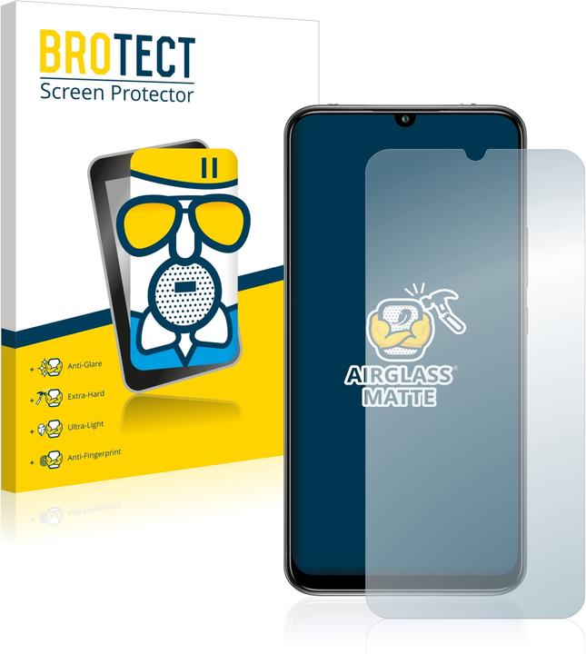Produktbild BROTECT AirGlass Panzerglasfolie Matt (1 Stück, Xiaomi Mi 10 Lite)
