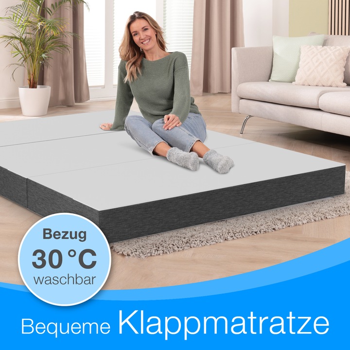 Immagine prodotto Bestschlaf Materasso Visco per ospiti (140 x 200 cm, Nucleo di schiuma)