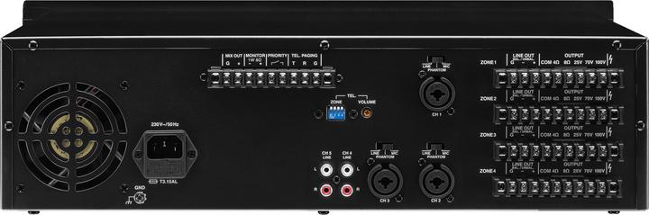 Produktbild Monacor ELA-Verstärker PA-4040 40 W 4-Zonen (Verstärker)