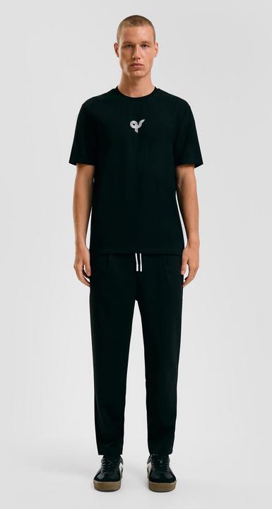 Produktbild S.Oliver T-Shirt STREETS Kapsel T-Shirt aus schwerer Baumwolle mit Logo- und Rückenprint (XXL)