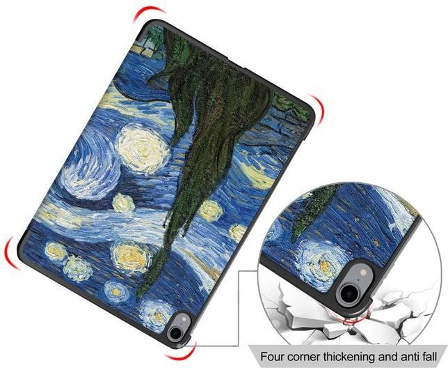 Produktbild MU Style Dreifach faltbare Hülle mit Muster (IPad Air (2022))