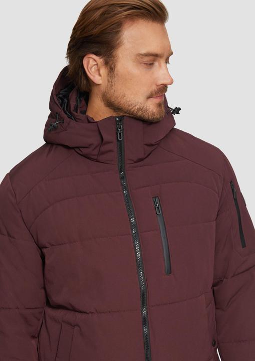 Produktbild S.Oliver Outdoor-Jacke Wasserabweisende Steppjacke mit abnehmbarer Kapuze (XXL)