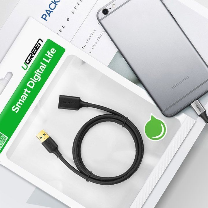Image du produit Ugreen USB A—Usb A (1 m, USB 3.0)