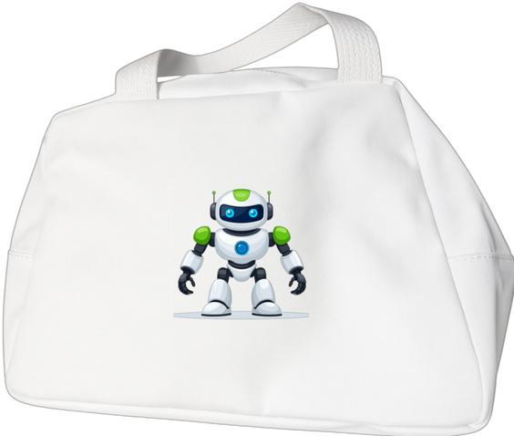 Produktbild Bügelbilder Schulrucksack-Set Comic Roboter Think