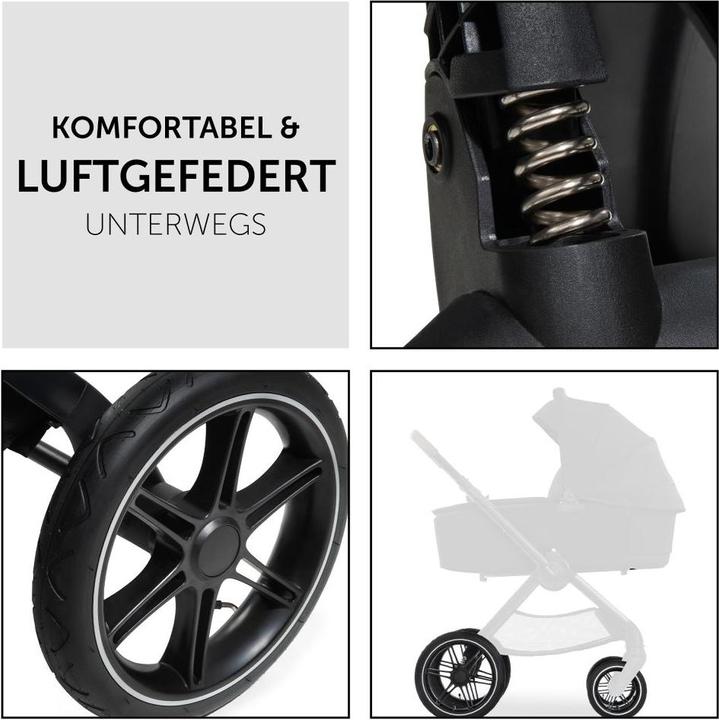 Actual product image Hauck 3in1 pushchair set Walk N Care Air Trio pushchair 3 in 1