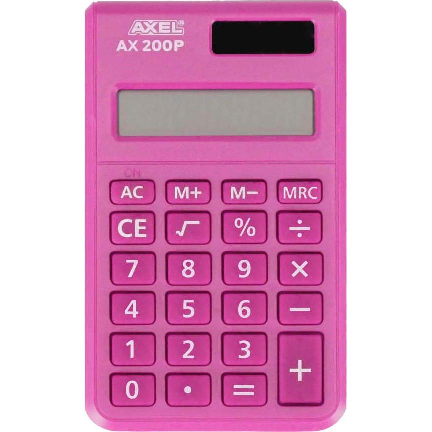 Axel & Ash, Calcolatrice, Axel AX-200P Taschenrechner (Batterie)