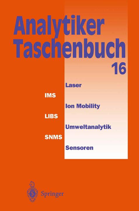 Produktbild Analytiker-Taschenbuch (Deutsch, Georg Schwedt, 2012)