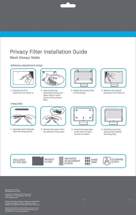 Actual product image Gearlab GLBB24536303 Privacy Filter Frameless Display Privacy 61 cm (24" ) ( 24"" MONITOR ) (24", 16 : 9)