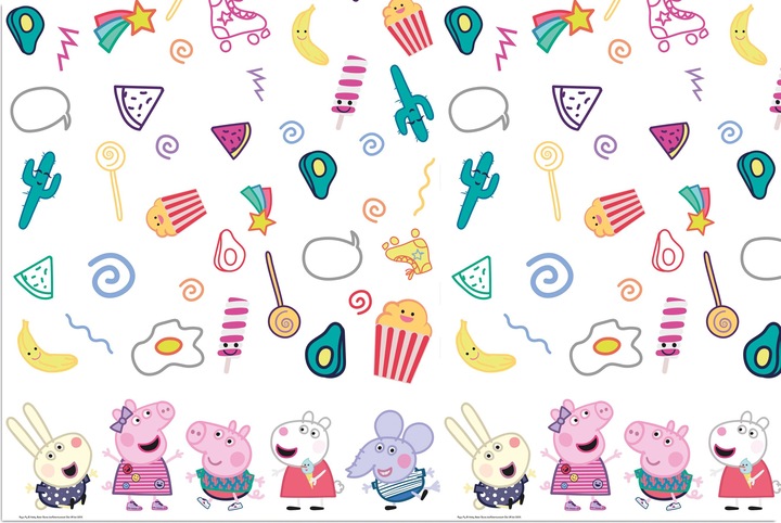 Immagine prodotto Procos Tovaglia Peppa Pig (180 x 120 cm)