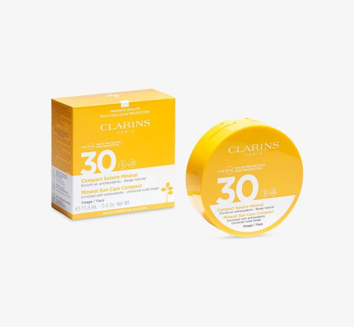 Immagine prodotto Clarins Sole - Compatto Solaire Minéral Visage SPF30 (Crema solare viso, SPF 30, 11 ml, 103 g)