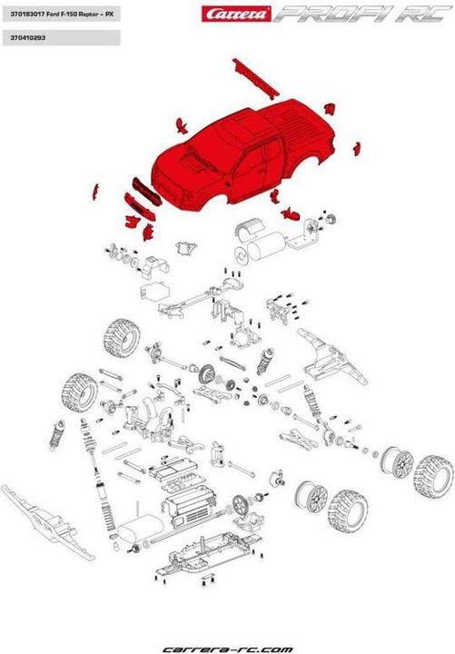 Image du produit Carrera 370410293 - RC Carrosserie professionnelle tout-terrain Ford F150 #183006