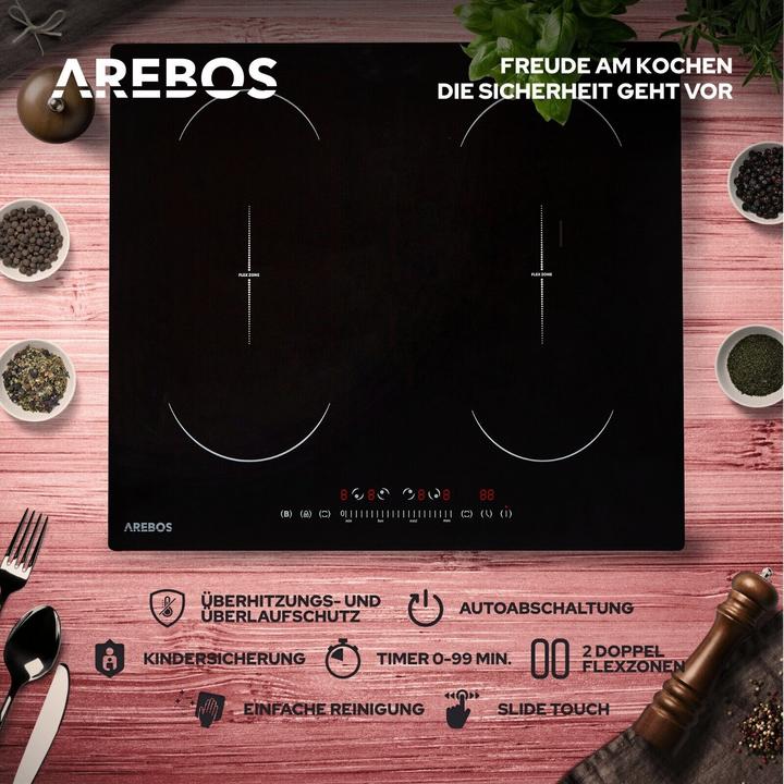 Produktbild Arebos Induktionskochfeld