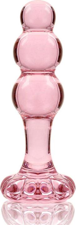 Ibiza Nebula Series By ™ - Modell 1 Analplug Borosilikatglas 10,7 X 3 cm Rosa