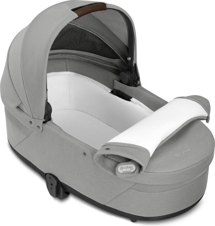 Actual product image Cybex COT S LUX Stone Grey | mid grey
