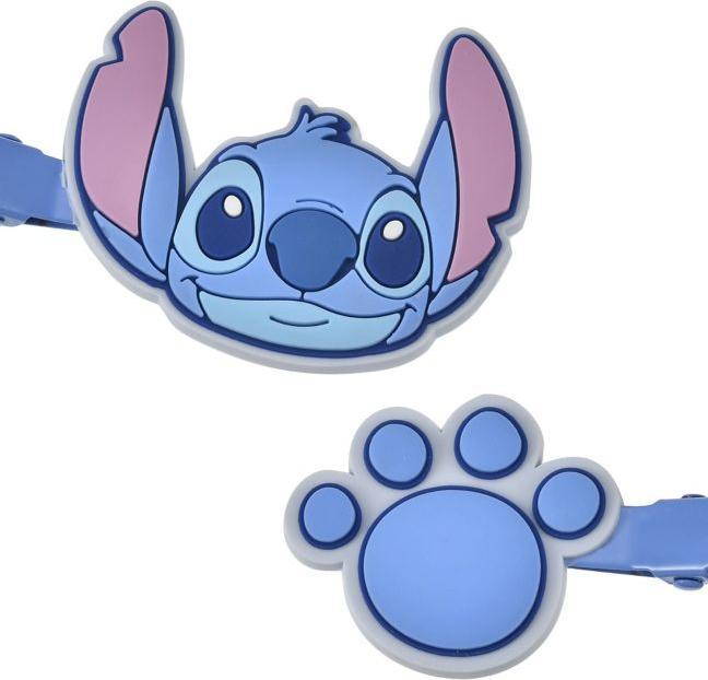 Image du produit Disney Stitch Haarspangen Set Farbklammern Pfotenabdruck (2 pcs)
