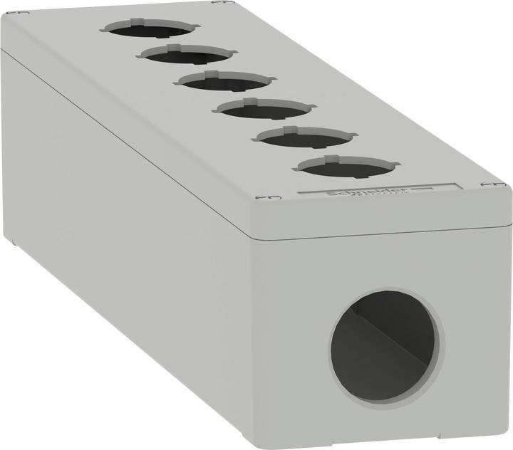 Actual product image Schneider Electric XAPD5606 Empty housing XAP metal grey for 6x30mm - CSA (Housing)
