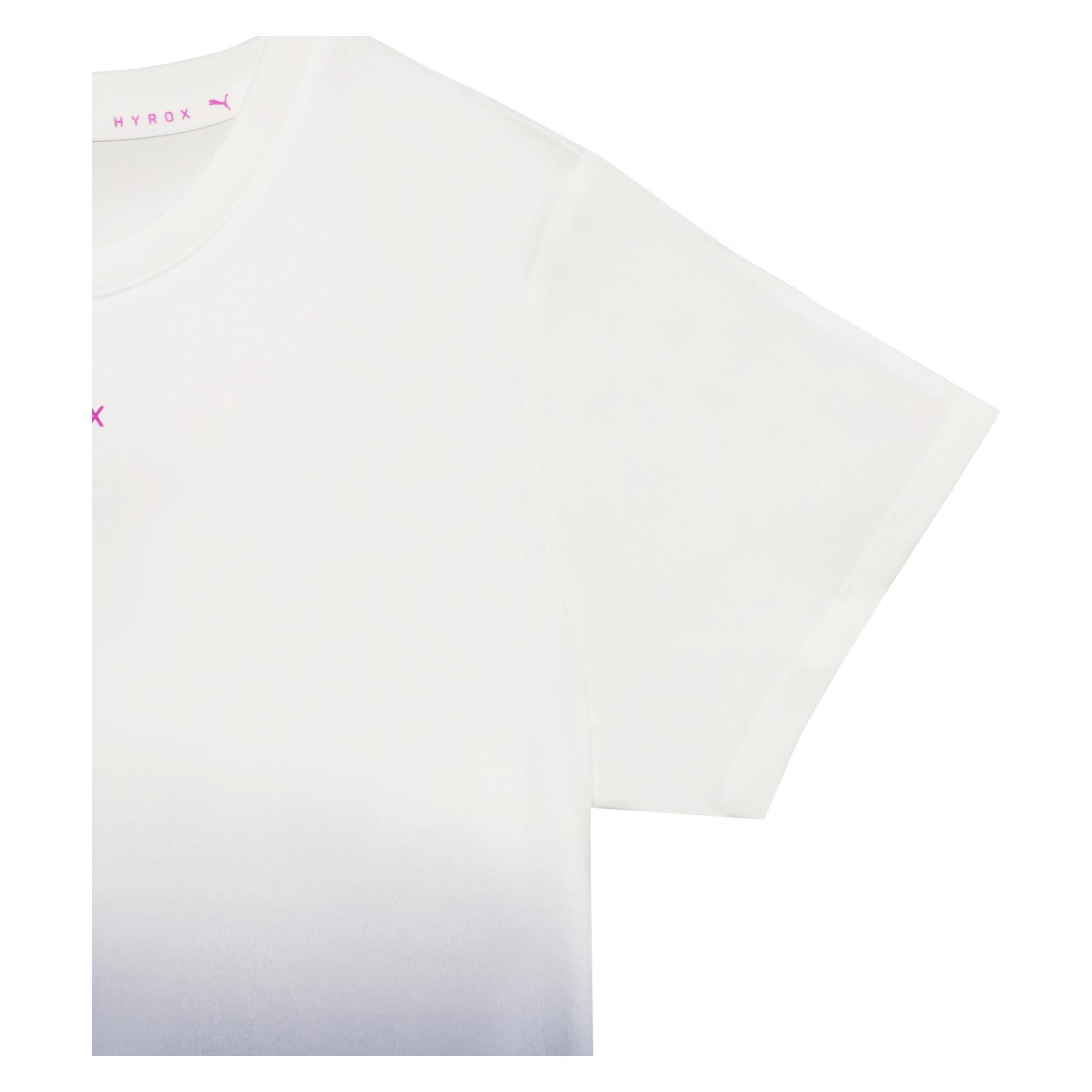 Puma, Damen, Sportshirt, W X Hyrox Poly Graphic Tee (M), Weiss, M
