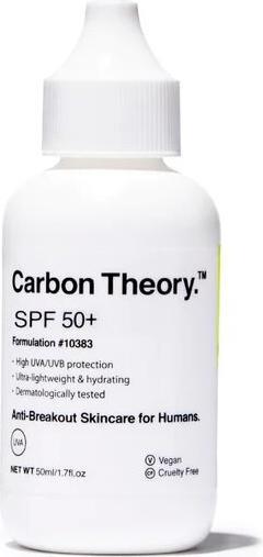 Actual product image Carbon Theory Moisturising Protective Face Cream Day-Lite SPF 50+ 50 ml (Suntan cream, SPF 50, 50 ml)