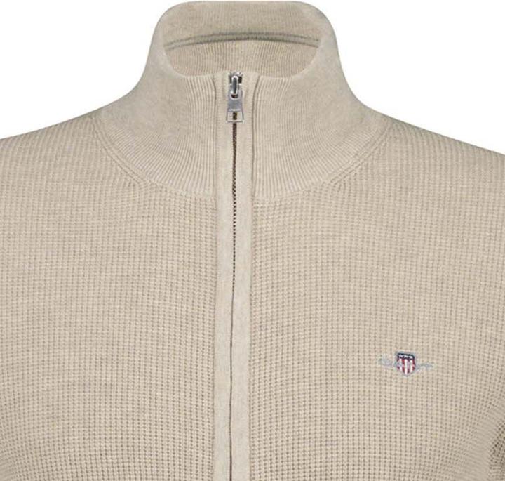 Produktbild GANT Micro Textured Cotton Zip Cardigan (XXL)