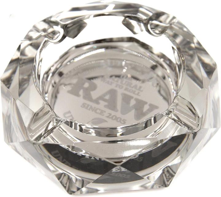 Actual product image RAW The Dark Side Glass Ashtray
