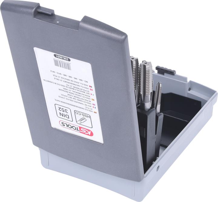 Actual product image KS Tools HSS CO Hand tap set M