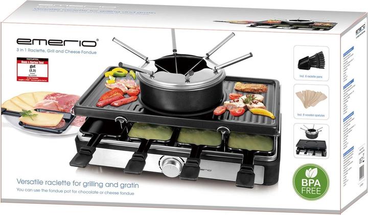 Actual product image Emerio Raclette grill