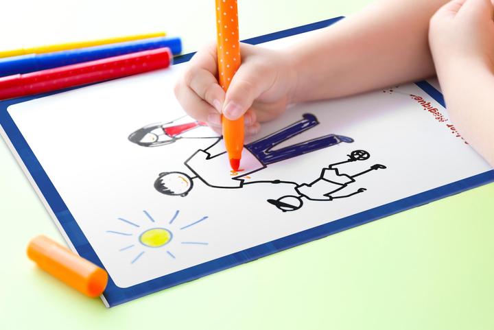 Actual product image Clairefontaine Cahier Magique (17 x 22 cm, Checked, Hardcover)