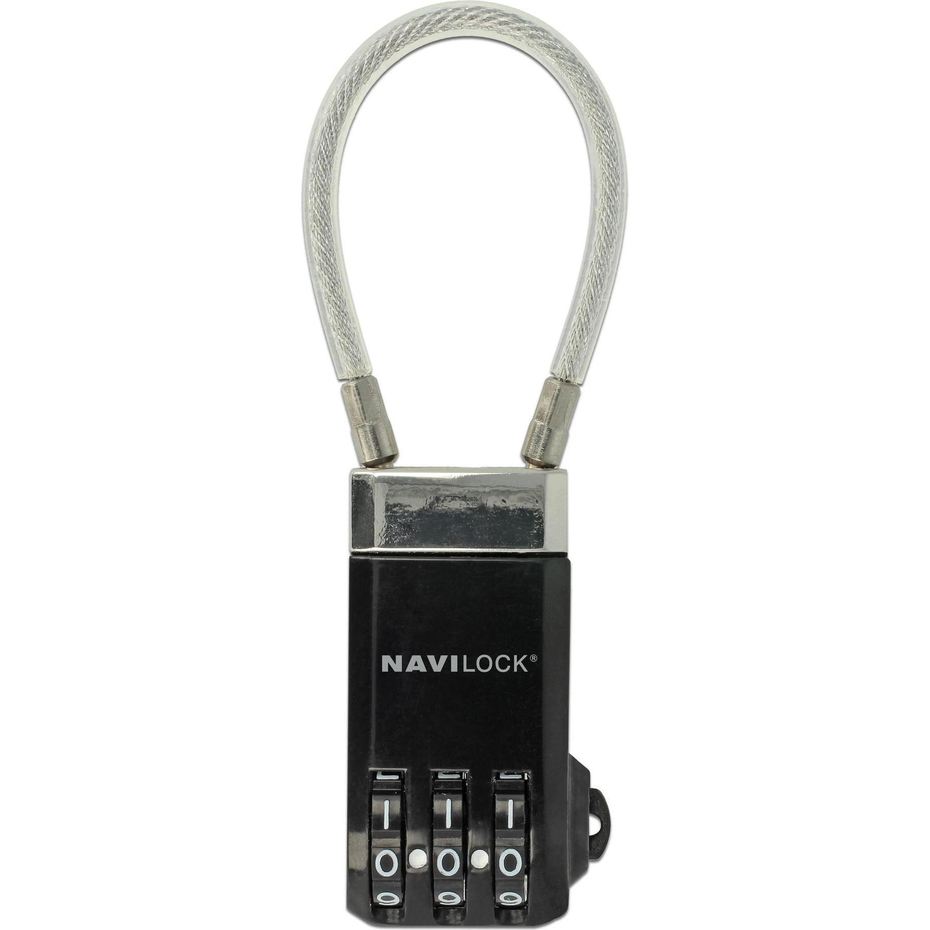 Thumbnail - Navilock 20647, Notebook Security, Schwarz