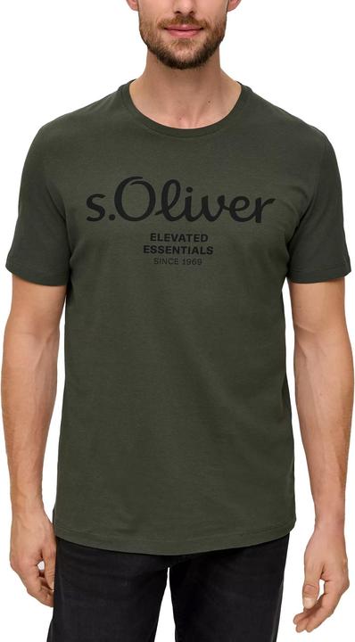 Actual product image S.Oliver T-Shirt Casual Bequem sitzend Logo T-Shirt (3XL)