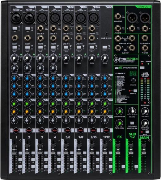 Actual product image Mackie ProFX12v3 (Studio- and Livemixer)