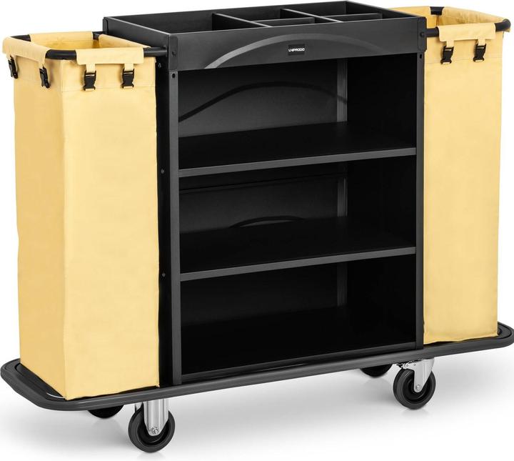 Actual product image Uniprodo Hotel Service Cart - 150 kg - 2 laundry bags