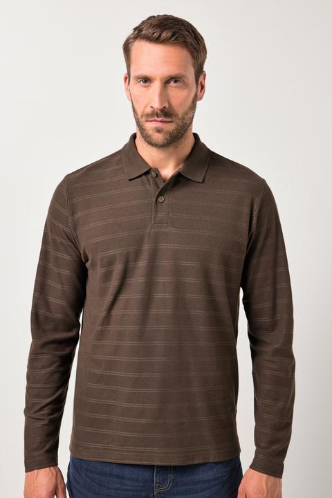 Produktbild JP1880 JP AWARE Langarm-Poloshirt, mit Biobaumwolle, OCS-zertifiziert (4XL)