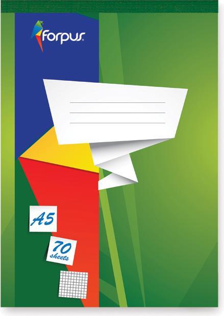 Produktbild Forpus Notebook, removable pages,, A5/70, Squared 0723-002 (A5)