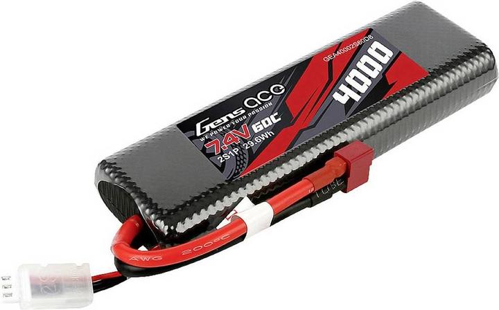 Actual product image Gens Ace 2S1P HardCase (7.40 V, 4000 mAh)