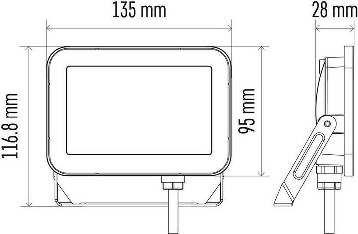 Produktbild Emos LED Flutlicht PROFI, 20W neutralweiss (2200 lm, IP65)