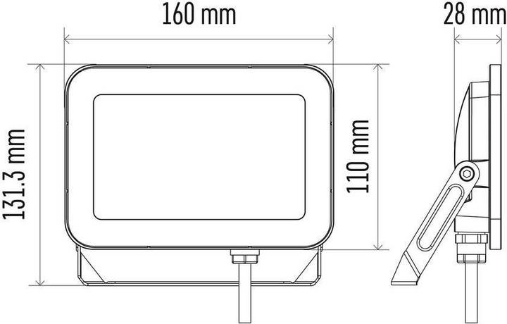Produktbild Emos LED Flutlicht PROFI, 30W neutralweiss (3300 lm, IP65)
