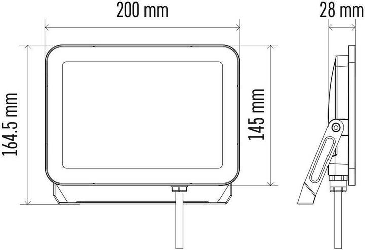 Image du produit Emos Projecteur Profi 50 W 5500lm AC 220 V - 240 V (LED)