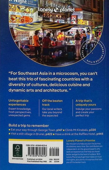 Image du produit Malaysia, Singapore & Brunei (Anglais, Cheng Sim, Collectif, Jaclynn Seah, Lindsay Brown, Marco Ferrarese, Régis St. Louis, Ria de Jong, Simon Richmond, Winnie Tan, 2024)