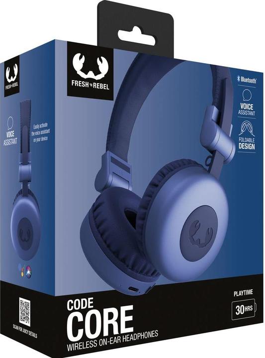 Actual product image Fresh'N Rebel Fresh 'n Rebel Code Core True Blue (No noise cancellation, 30 h, Wireless)