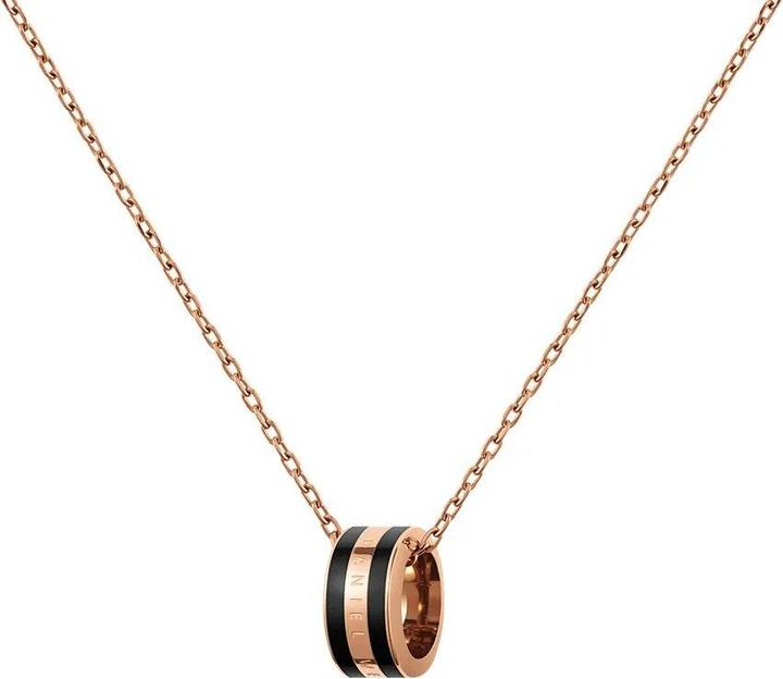 Daniel Wellington Stylish Bronze Necklace With Circular Pendant Emalie Dw (Bronze)