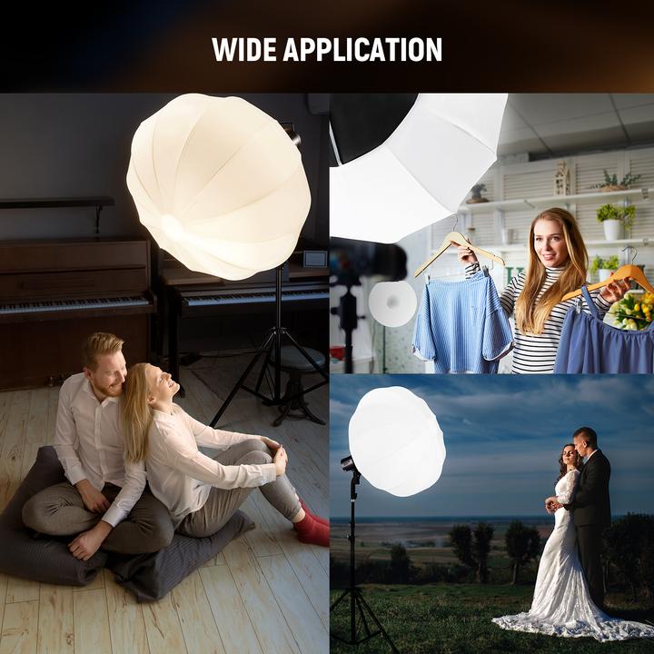 Actual product image Neewer 85cm Nylon Alloy Quick Release Lantern Softbox (Soft boxes, 85 cm)
