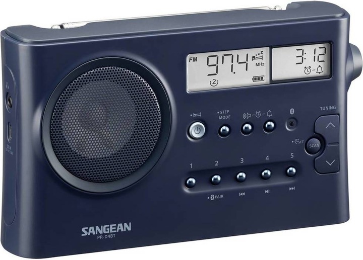 Produktbild Sangean PR-DA BT Tischradio, Dark Blue (FM, MW, LW, KW, Bluetooth)
