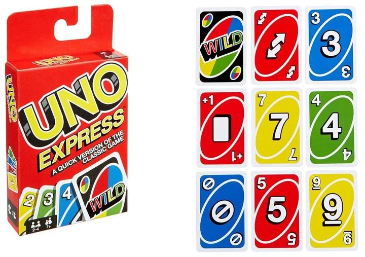 Actual product image Mattel Games Uno Express Card Game (English, 2 - 4 Players)