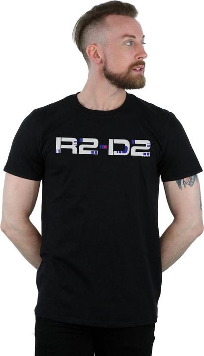 Produktbild Star Wars The Rise Of Skywalker R2D2 Text Logo TShirt (4XL)