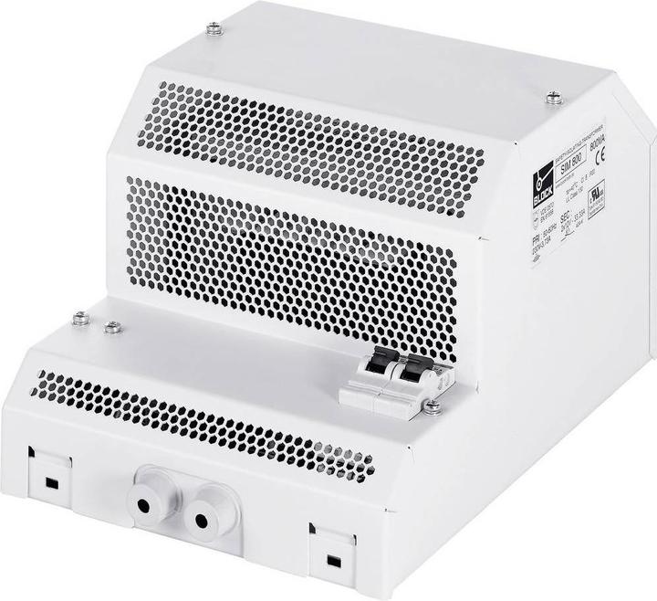 Actual product image Block Isolation transformer,60VA 2x12V o/p